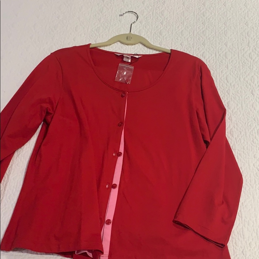 Victoria Secret Matching red pajama set with cami